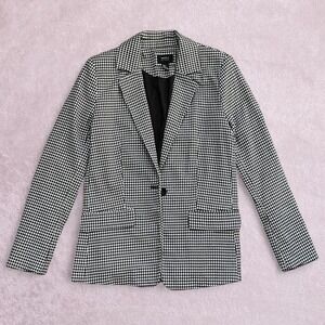 orever 21 Black & white‎ houndstooth blazer